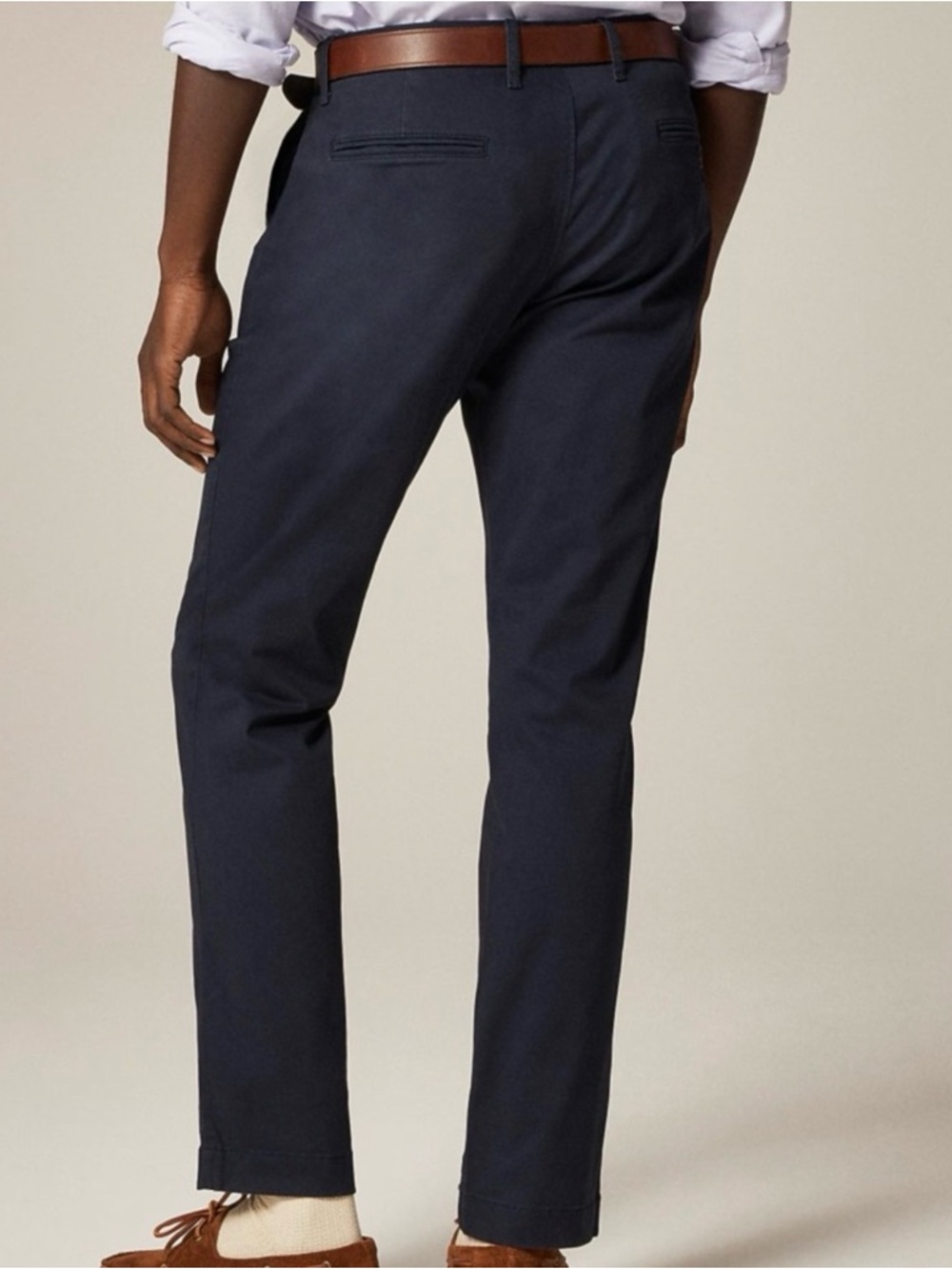 J. Crew Men's Navy Pants - 770 Straight Fit Size 33x32 - Picture 2 of 5
